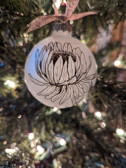 Ornament Pen and Ink Flower